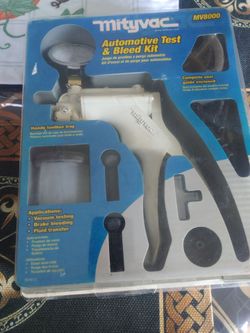 Automative test & bleed kit