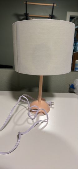 Small Table Lamp with Drum Shade