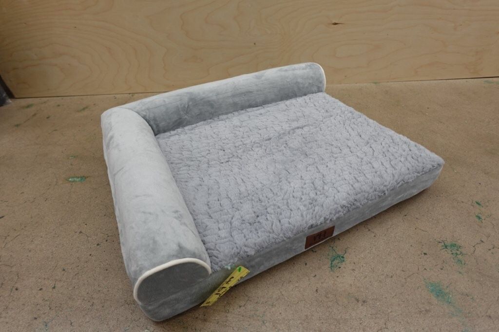 WESTERN HOME Orthopedic Medium Sized Dog Bed in Grey