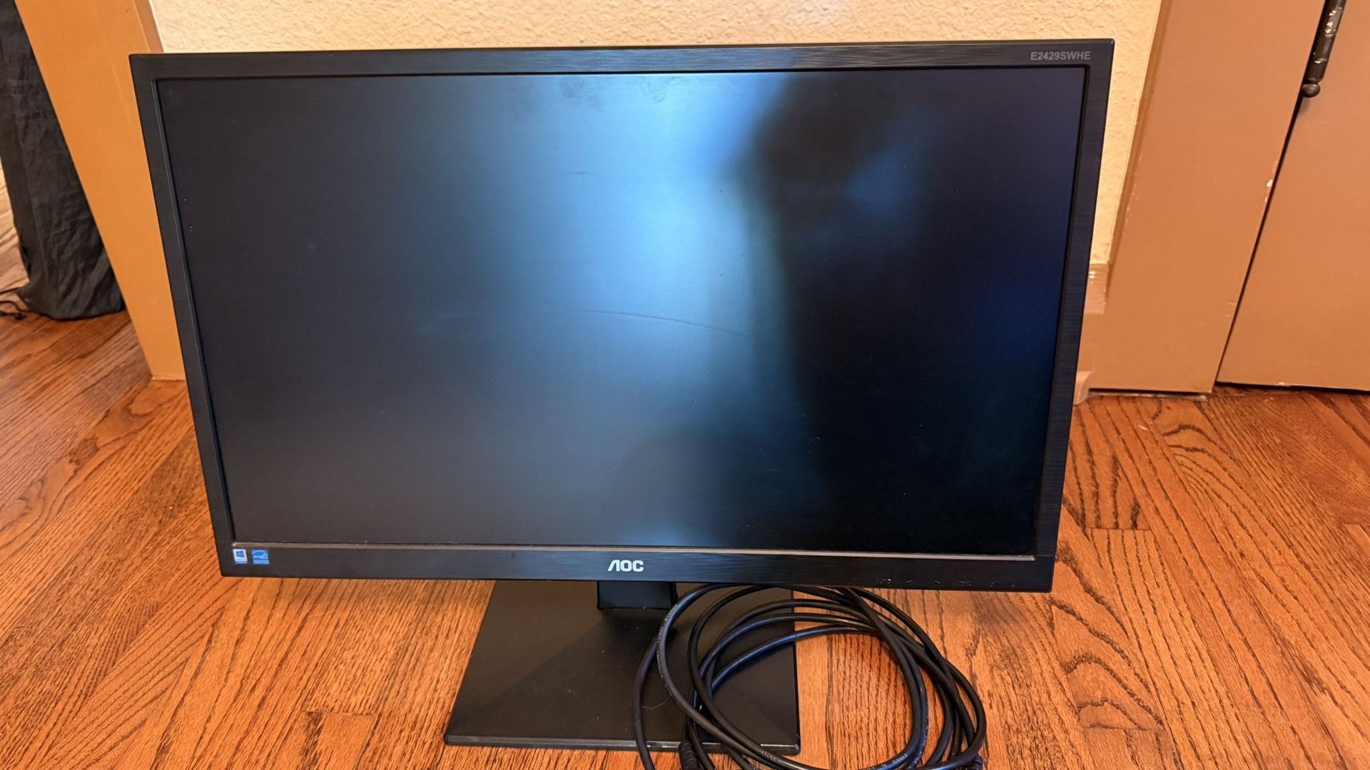 AOC - 24" LED FHD Monitor - Black