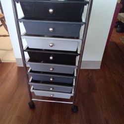 Metal Organizer Cart