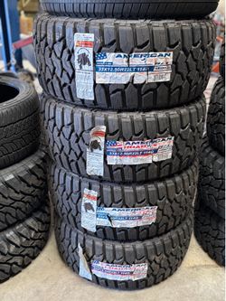 33x12.50r22 ( 4 new tires ) installed and balanced