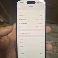 Unlocked Iphone 17 Pro 256gb