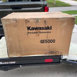Brand New Electric Start Kawasaki Generator made in Japan. You won’t find aerators like this anymore still in the box.
