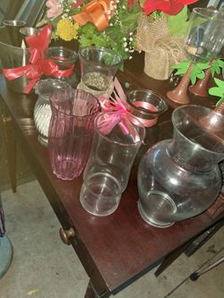 7 vases all 3 dollars