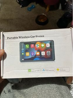 Portable  wireless car play stereo