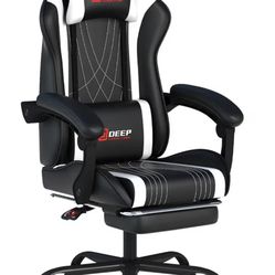 New Deep Furniture Chair – Footrest & Massager $85!”