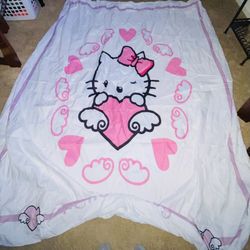 HELLO KITTY BLANKET …NEW