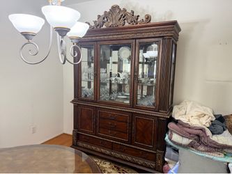China Cabinet, Round Table move out special! $500 for both.