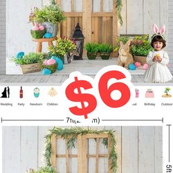 Spring Easter photography backdrop