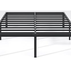 Metal Bed Frame,King Size Bed Frame with Storage Space