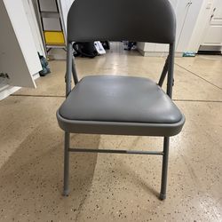 8 Nearly New Folding Chairs - Padded - $20 Each