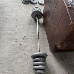 Weight set  190 lbs 