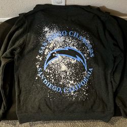 Vintage San Diego Chargers Zip Up Hoodie Size 2xl Men’s 