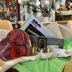 Men’s Valentine’s Gift Basket With Perfume Set!!!