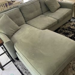 Suede Couch- Cindy Crawford