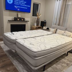 Carlifornia king Sleep Number i10 Mattress + Bed frame