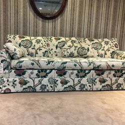 Sanderson Jacobean Floral Print Couch