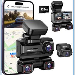 Multi-Channel Dash Camera with 128GB Card