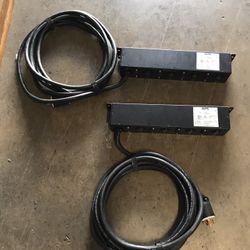 Lot of 2 APC AP7581 Rack PDU Extender Basic 2U 24A / 120-208v Perfect Condition