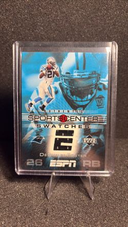 Deshaun Foster authentic swatch