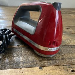 Kitchen Aid-9-SPEED HAND MIXER - EMPIRE RED