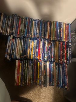 Disney and other kids blu rays.