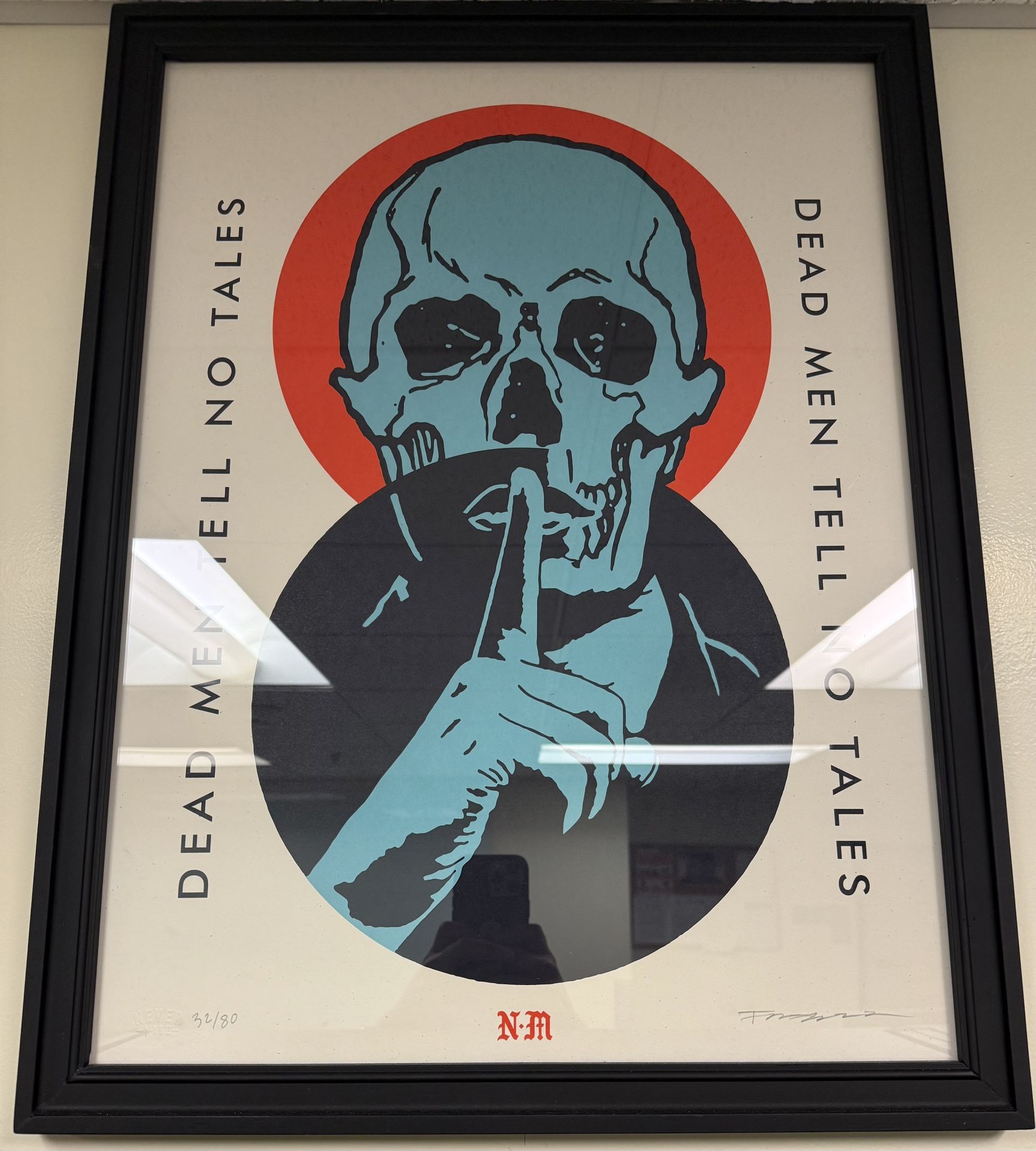 Dead Men Tell No Tales Signed And Numbered Art Print Frank Maddocks