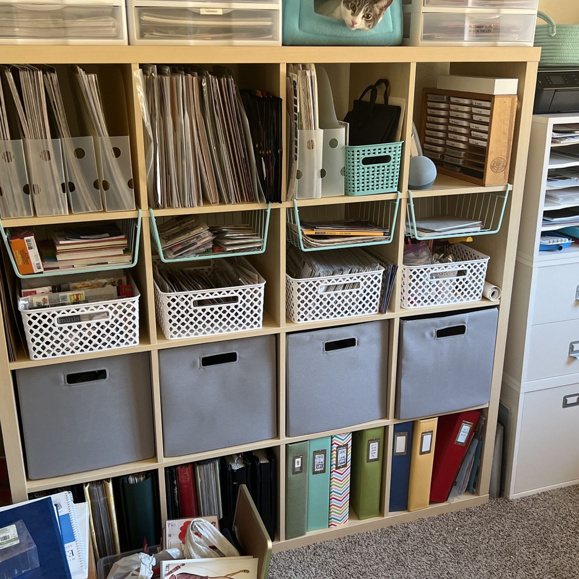 IKEA Kallax Shelf Unit birch color for Sale in Elk Grove, CA OfferUp