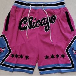 Bulls Just Don Shorts Size Small And Medium DWade Jersey