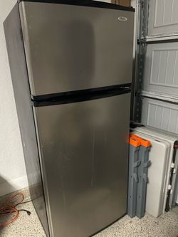 Whirlpool fridge and freezer stainless steel