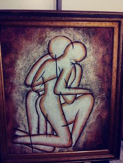 Cubism portrait/frame replic of Picasso' work.