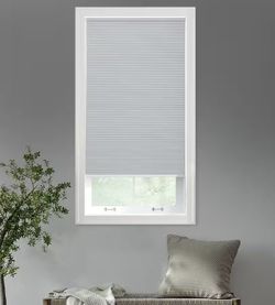 Cordless Cellular Window Blinds Shade Shadow White 21.58 x 48