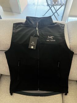 Arc'teryx Black Softshell Vest Size Large