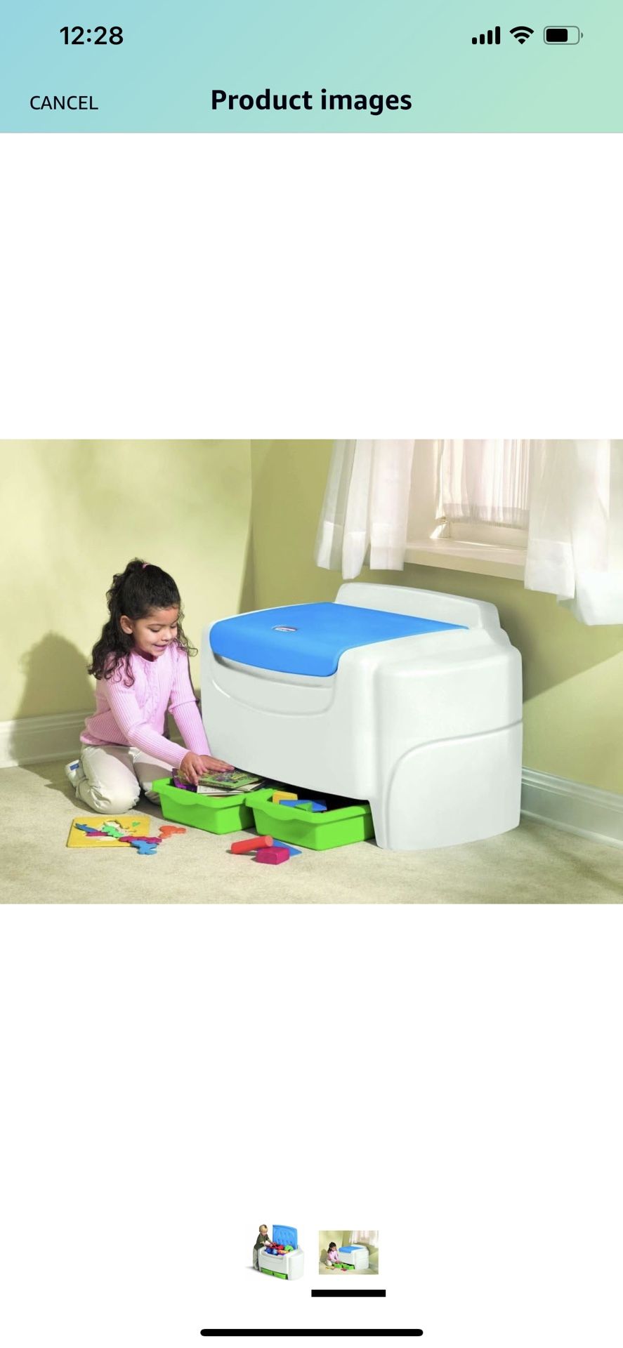 Little tikes bright and bold cheap toy chest