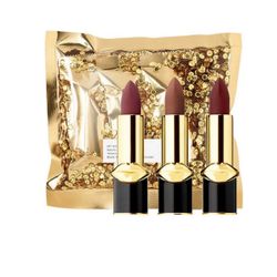 PAT MCGRATH LABS LUST Mini MatteTrance Lipstick Skin Show Trio Omi/1995/Flesh3