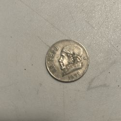 Mexico 10 Pesos  1971 Coin