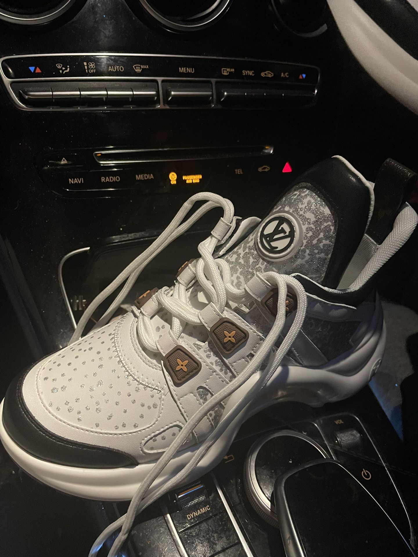 vuitton archlight silver sneakers