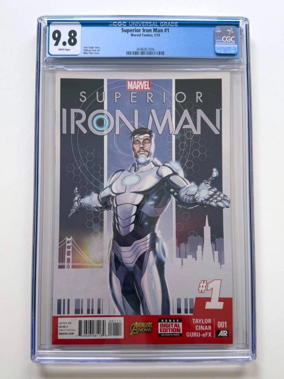 SUPERIOR IRON MAN #1 CGC 9.8 (2015) 1st appearance of Superior Iron Man