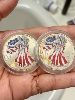 🪙 1999 Colorized American Silver Eagle – 1 oz .999 Fine Silver BU Coin