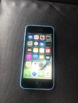 iPhone 5c Blue 8 gigabytes AT&T