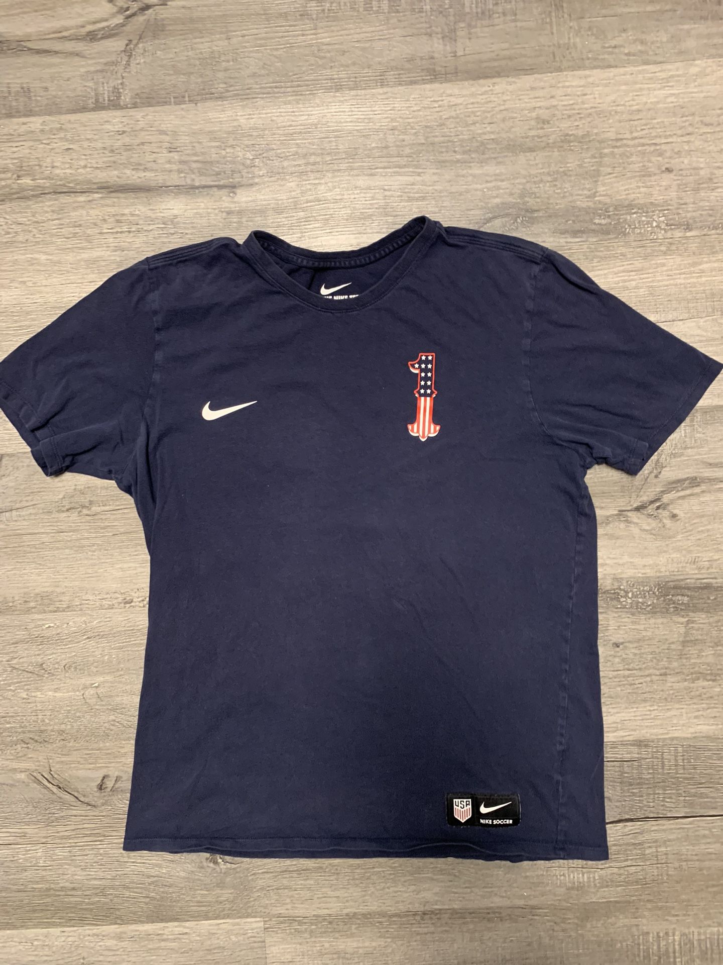 Nike Team USA Soccer T-shirt Jersey Tim Howard Mens Large #452