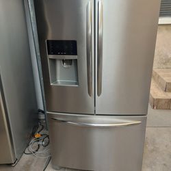 Frigidaire Professional Stainless 3 Door Refrigerator. 