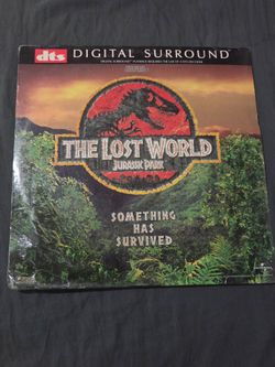 Vtg 1997 Jurassic Park The Lost World DTS LD Set 2-Laserdisc Widescreen