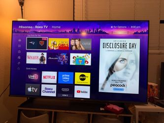 Hisense 55 inch 4K UHD Roku Smart Tv