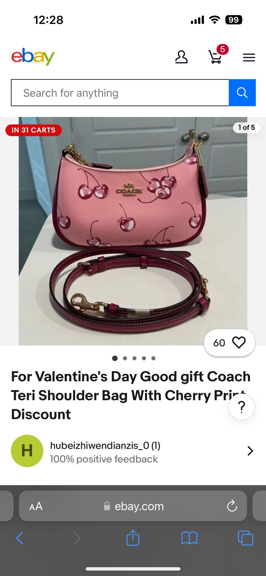 Cherry Coach Purse