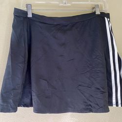 Miraclesuit Swim Skirt Black White Stripe Wrap Cover Up Women's M