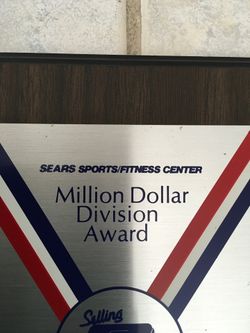Sears vintage plaques
