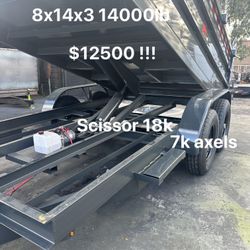 Dump 8x14x4 14000lb $12500 Cash / Card 