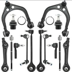 14PCS Front Control Arms w/Ball Joints Suspension Kit fit for 2005-2010 Chrysler 300, for 2008-2010 Dodge Challenger, for 2006-2010 Dodge Charger, for